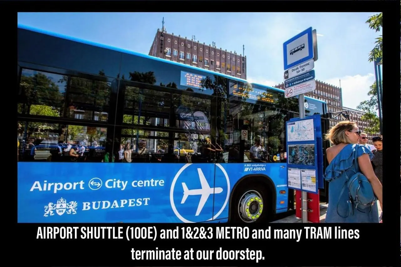 Economy Downtown Design Apartments - Free Parking - Balcony - Super Puplic Transport - Ac Budapest